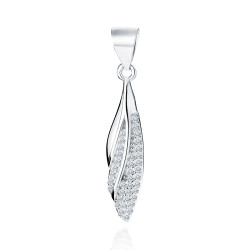 Pandantiv argint cu pietre DiAmanti Z1955CR_W-DIA (Argint 925‰ 1,2 g.)